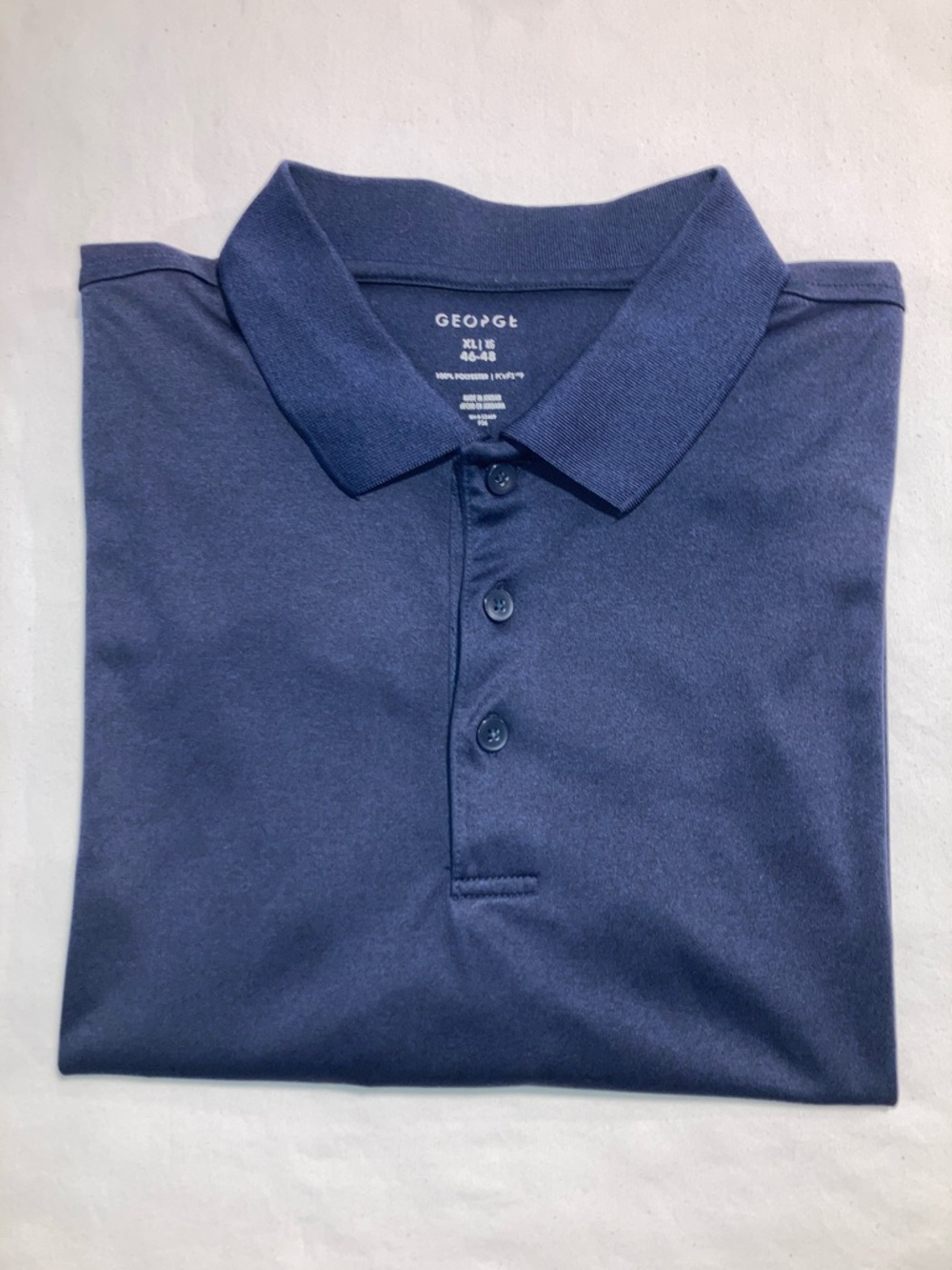 George Men’s Navy Blue Polo Shirt - Short Sleeve ( 148)